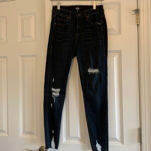 Lularoe Distressed Dark Denim Jeans